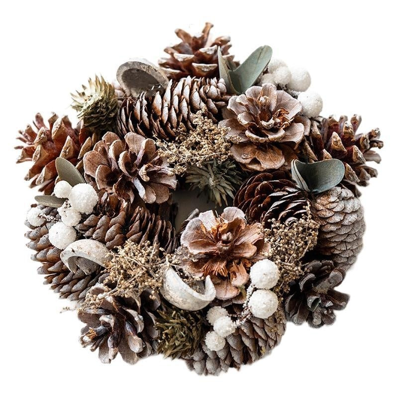 Guirlande de Noël en Rotin & Pommes de Pin – L’élégance naturelle pour votre table