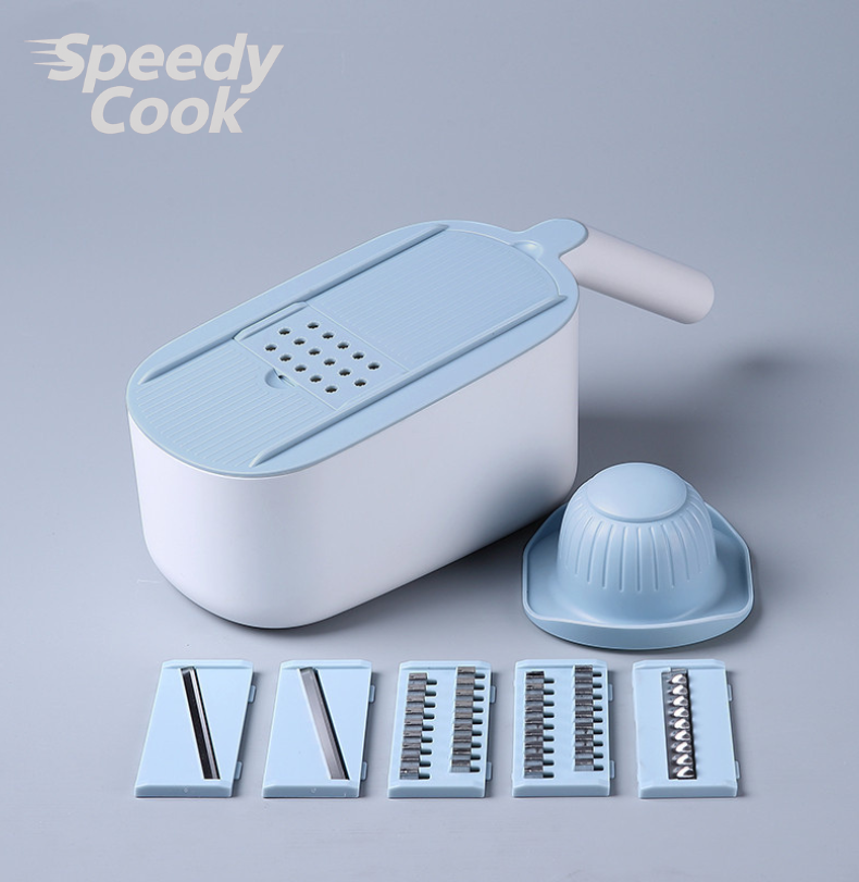 Coupe-légumes / mandoline avec bac -SpeedyCook