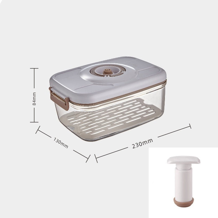 Food Vacuum Storage Box With Free Vacuum Kitchen Sealer Container Transparent Organization Sealed Tank Cans Lunch Box Gift