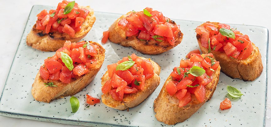 Recette de Bruschettas à l’italienne