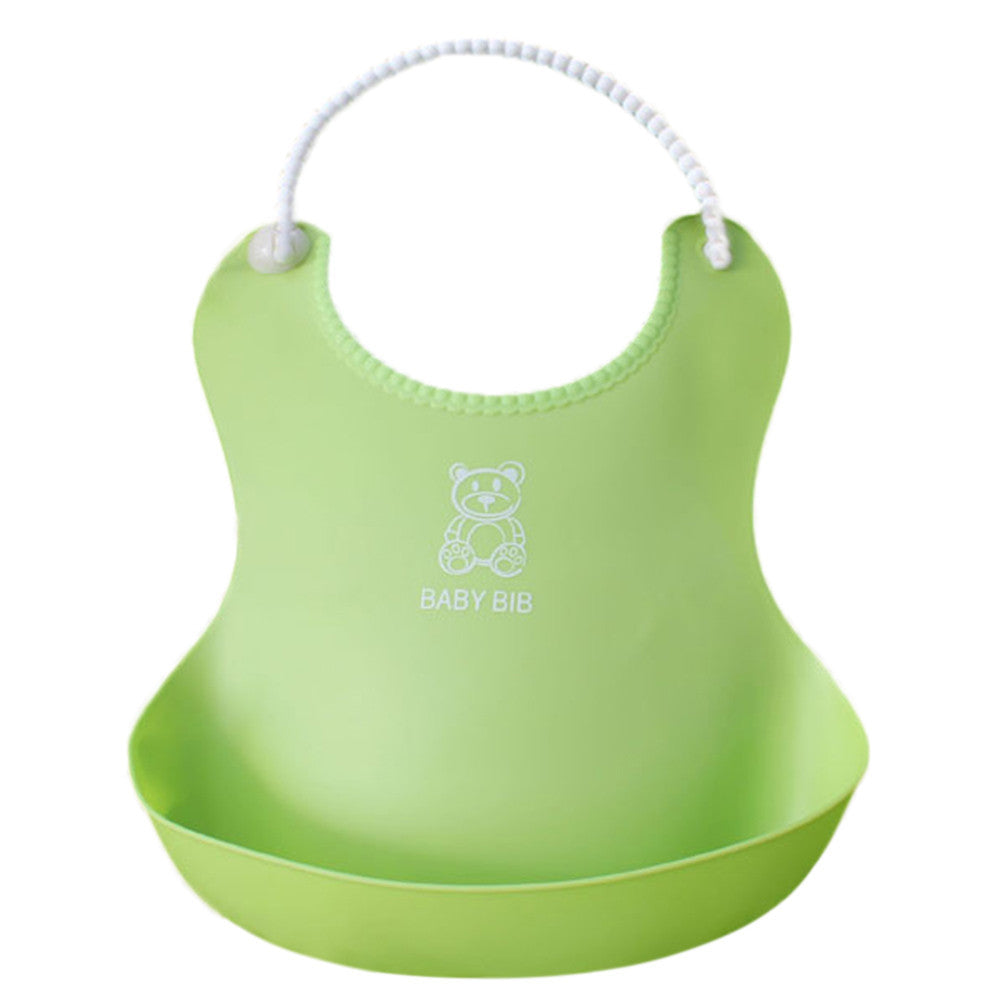 Bavoir bébé en silicone souple – Confortable et pratique
