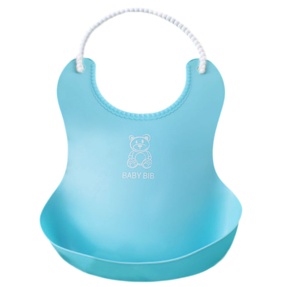 Bavoir bébé en silicone souple – Confortable et pratique
