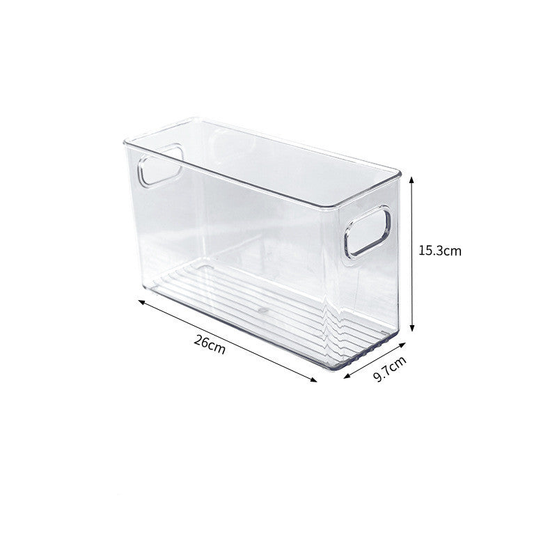 Boîte de rangement transparente pour réfrigérateur et cuisine