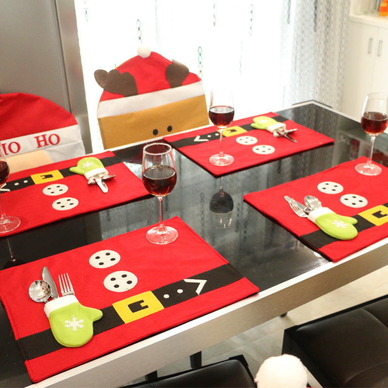 Napperon de Noël Rouge – Élégance & Esprit Festif à Table 🎅