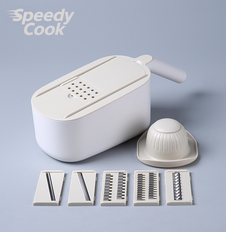 Coupe-légumes / mandoline avec bac -SpeedyCook