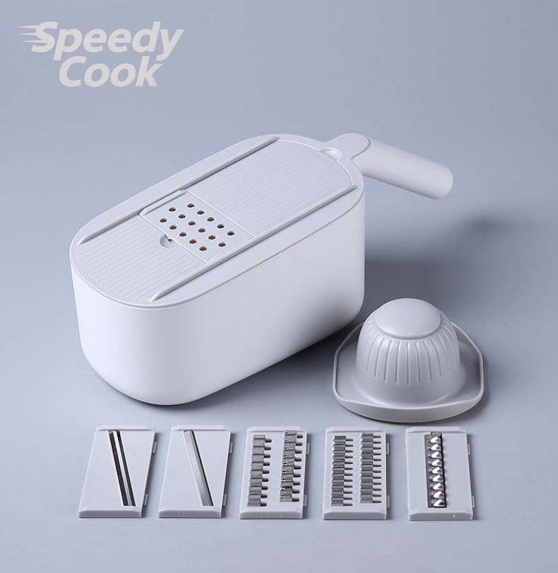 Coupe-légumes / mandoline avec bac -SpeedyCook