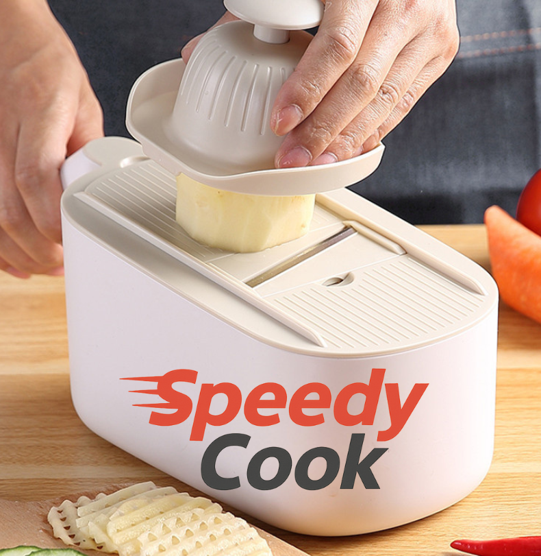 Coupe-légumes / mandoline avec bac -SpeedyCook