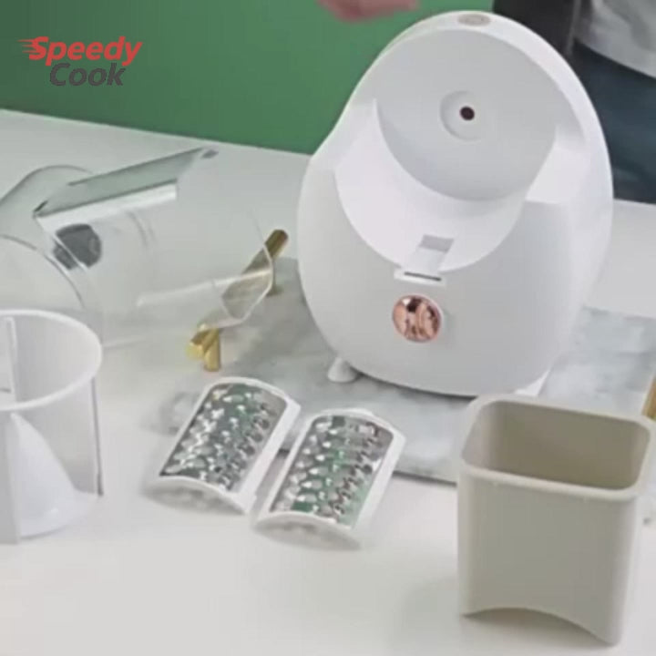 Le Robot Coupe-Légumes Électrique Nouvelle Génération – Rapide, Précis, et Sans Effort !